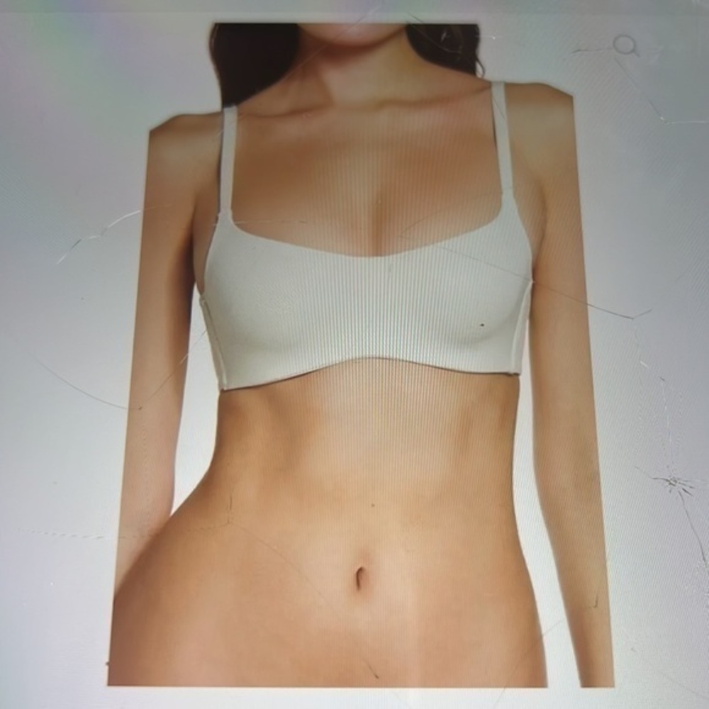 Skims Stretch Cotton Padded Bralette - Picture 6 of 12